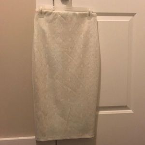 Printed pencil skirt (size Small)